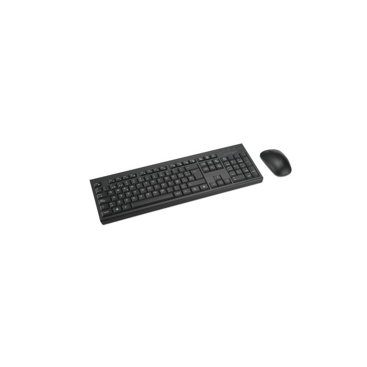 kensington conjunto de raton y teclado modelo km270 eq inalambrico color negro kensington k75560es