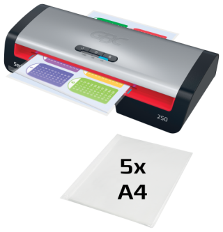 gbc plastificadora modelo 250 din a4 color plata gbc 4410070eu