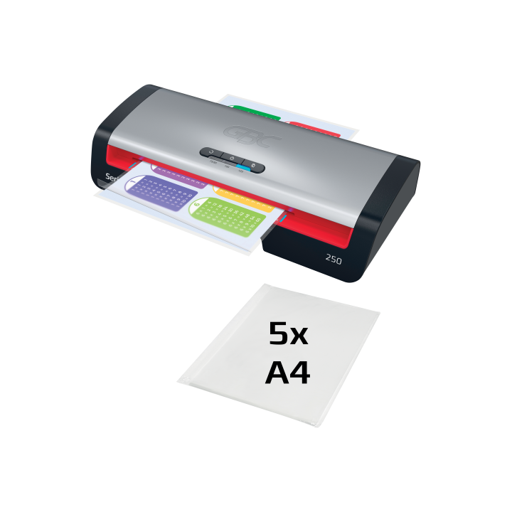 gbc plastificadora modelo 250 din a4 color plata gbc 4410070eu