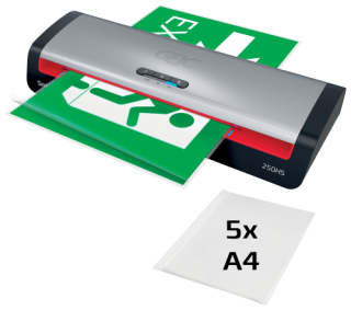 gbc plastificadora modelo 250hs din a3 color plata gbc 4410071eu