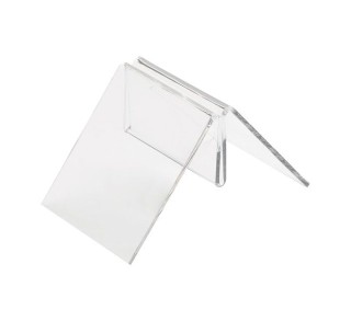 sujeta menu con clip transparente deflecto 50mm