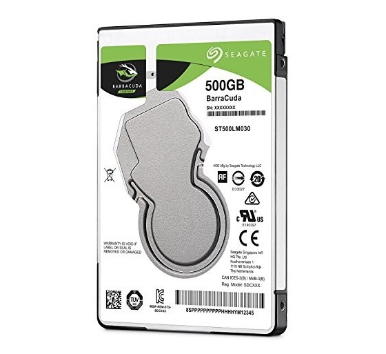 seagate disco duro interno hdd seagate st500lm030 500gb 2.5 pulgadas sata 7mm  5400rpm  buffer 128mb