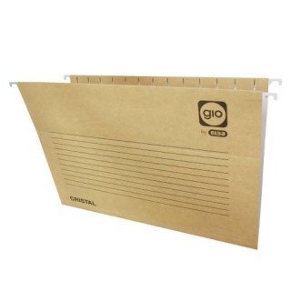 gio carpeta colgante cajon visor corto cristal folio lomo v k. bicolor gio 400021953  pack  25 unida
