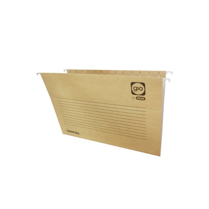 gio carpeta colgante cajon visor corto cristal folio lomo v k. bicolor gio 400021953  pack  25 unida