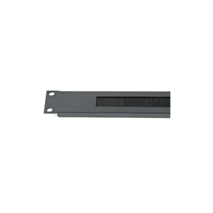 2lan panel pasacables de cepillo 19 1u metal