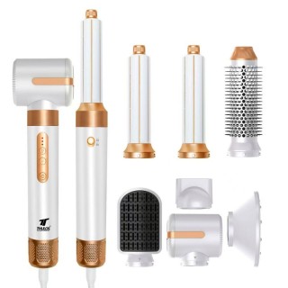 thulos secador de pelo thulos 7 en 1 th   by25 color blanco 1400w