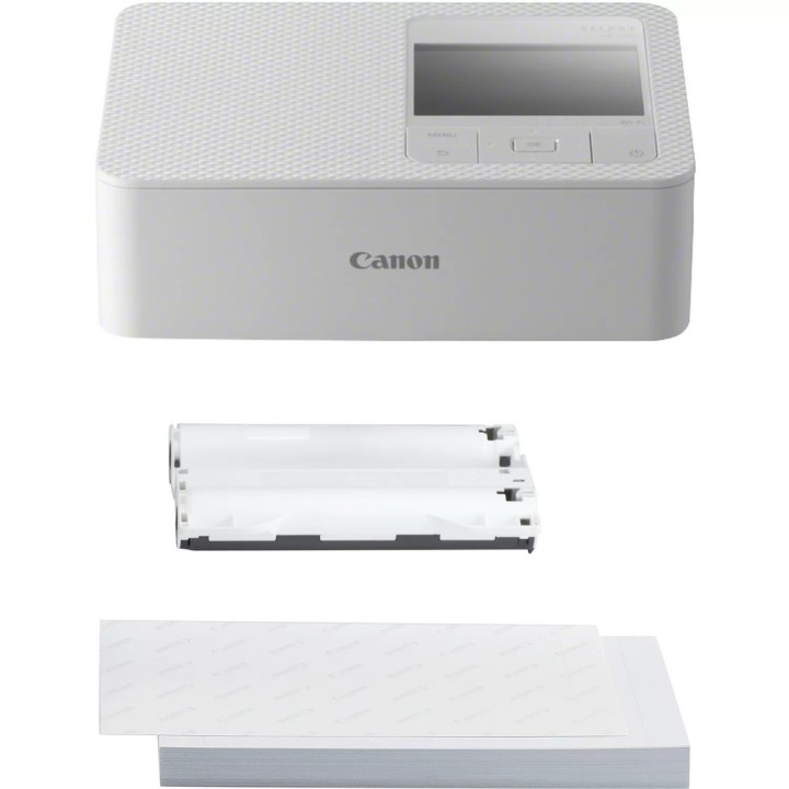 canon impresora fotografica canon selphy cp1500 wh print kit