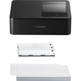 canon impresora fotografica canon selphy cp1500 bk print kit