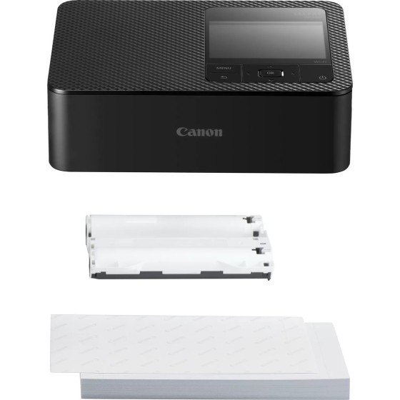 canon impresora fotografica canon selphy cp1500 bk print kit