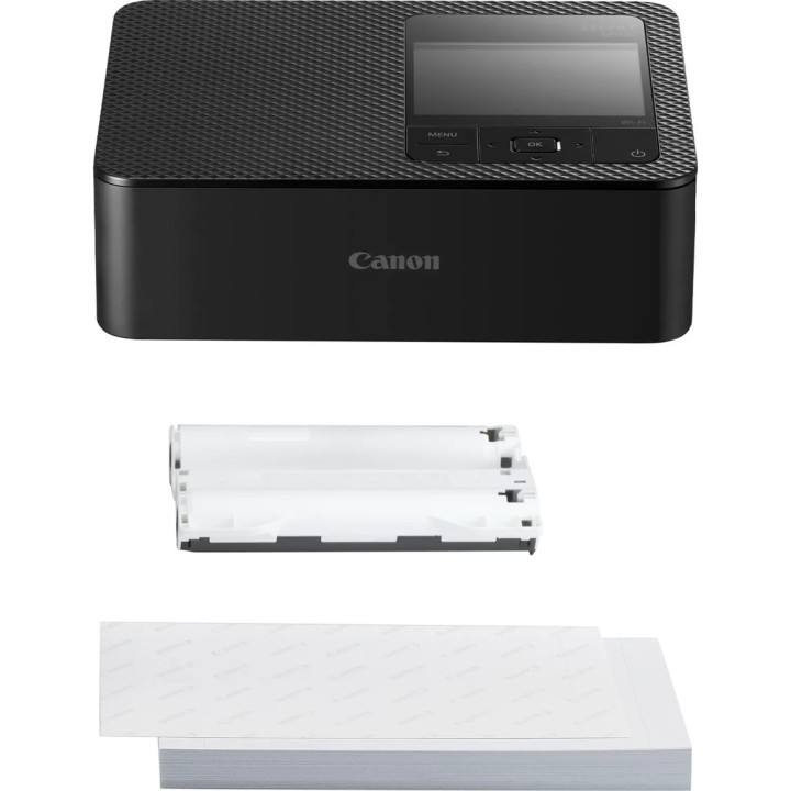 canon impresora fotografica canon selphy cp1500 bk print kit
