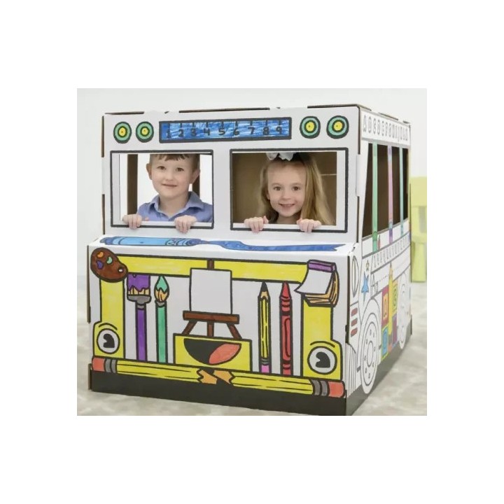 bankers box casita de carton pintar y jugar bankers box 100130976