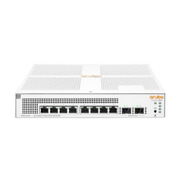 hpe nw ion 1930 8xgbe poe 2sfp 124w switch