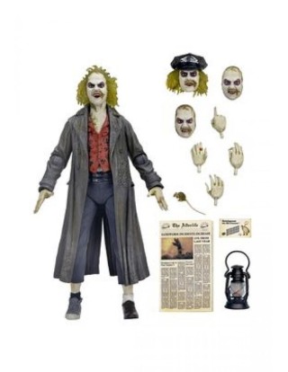 neca ultimate beetlejuice tour guide the bio   exorcist scale action fig. 18 cm beetlejuice 1988