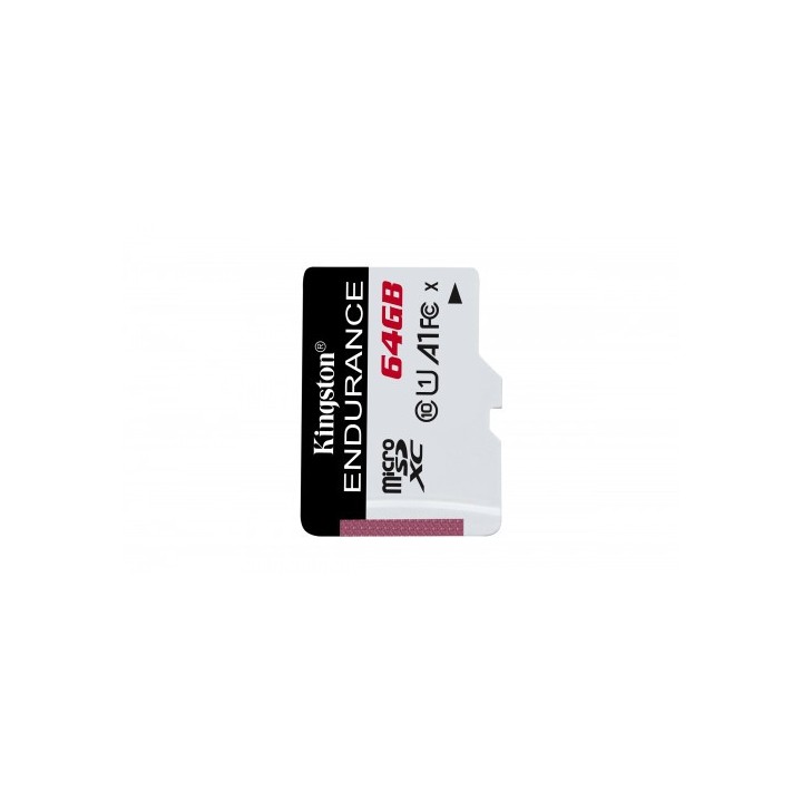 kingston kingston technology high endurance memoria flash 64 gb microsd clase 10 uhs i