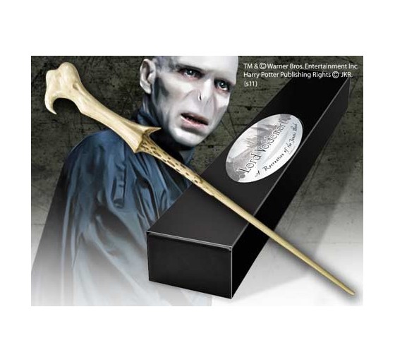 the noble collection replica the noble collection harry potter lord voldemort varita con caja y plac