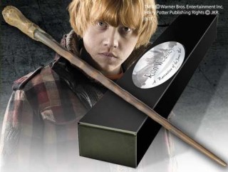 the noble collection replica the noble collection harry potter ron weasley varita con caja y placa d
