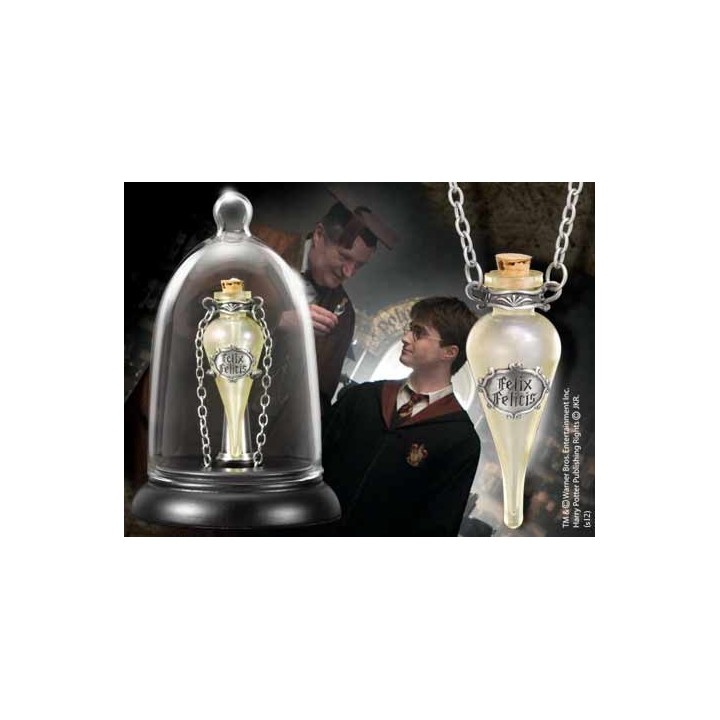 the noble collection replica the noble collection harry potter collar en cristal con cadena pocion s