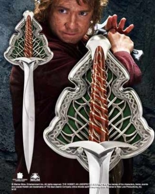 the noble collection replica espada de acero the noble collection el hobbit bilbo baggin dardo taman