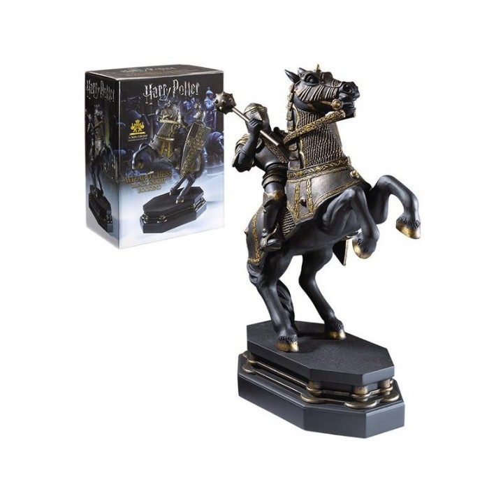 the noble collection soporte de libros the noble collection caballero negro ajedrez de hechiceros de