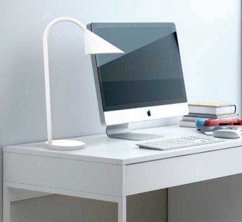lampara escritorio unilux led sol blanco