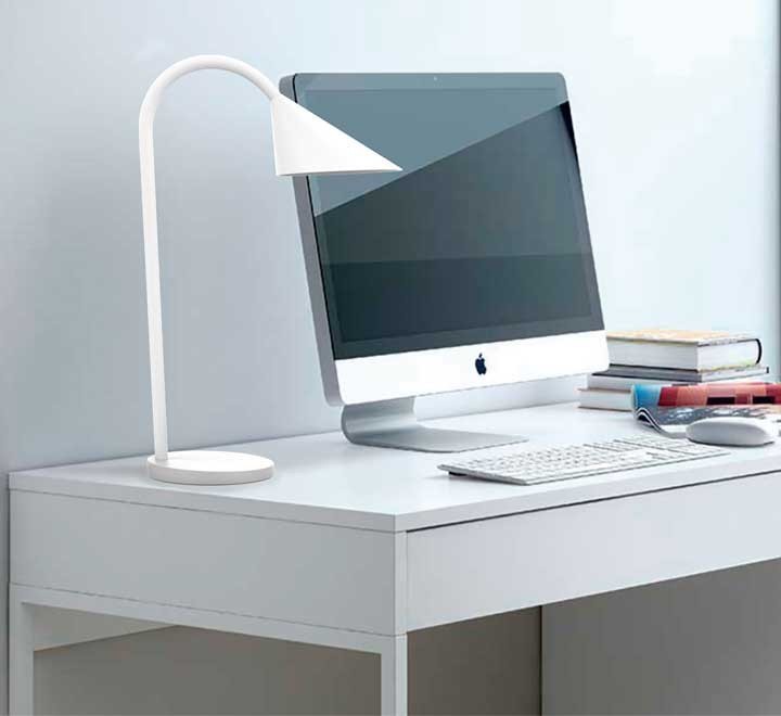 lampara escritorio unilux led sol blanco