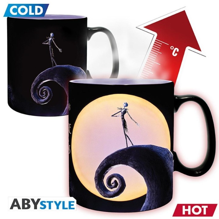 abystyle taza termica abystyle pesadilla antes de navidad jack y la luna 460ml