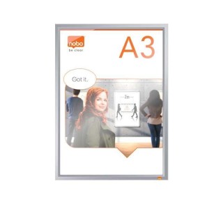 portaposter nobo impression pro a3 m/clip alu