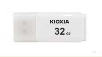 usb 2.0 kioxia 32gb u202 blanco