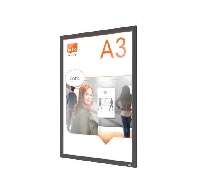 portaposter nobo impression pro a3 m/clip graf