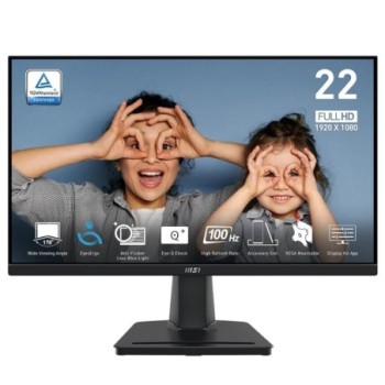 msi mp225v monitor 21.5 va fhd 100hz 1ms vga hdmi