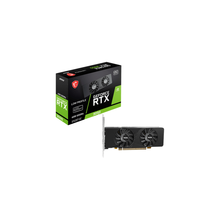 msi msi geforce rtx 3050 lp e 6g oc tarjeta grafica nvidia 6 gb gddr6