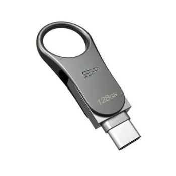 sp lapiz usb c80 usb c 3.2 128gb dual metalico