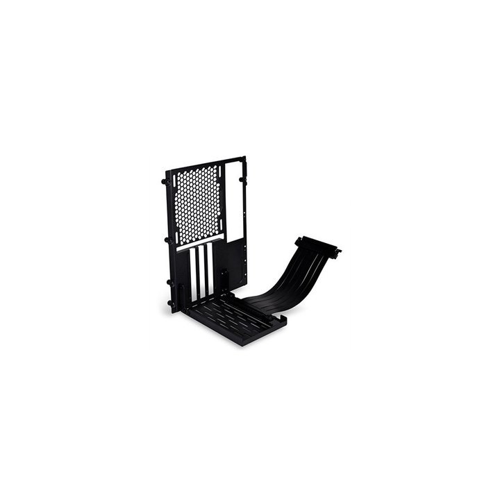 soporte vertical vga lian li o11d mini  1 negro riser card cable pci slot bracket