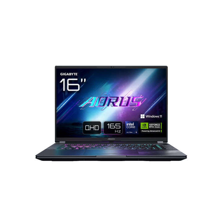 gigabyte gigabyte aorus elite 16 bwh portatil gaming   16,0â, 165hz wqxga, intel ultra 9 275hx, nv