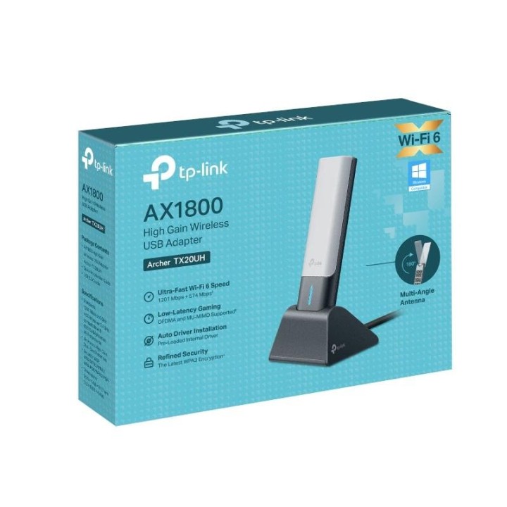 tp link archer tx20uh adaptador usb wifi6 ax1800
