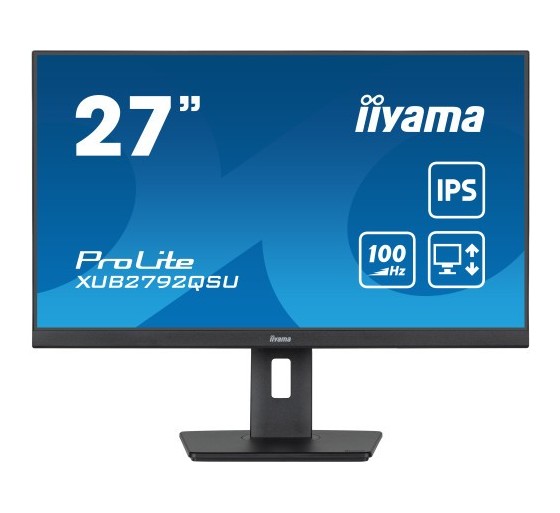 iiyama iiyama prolite pantalla para pc 68,6 cm  27  2560 x 1440 pixeles full hd led negro