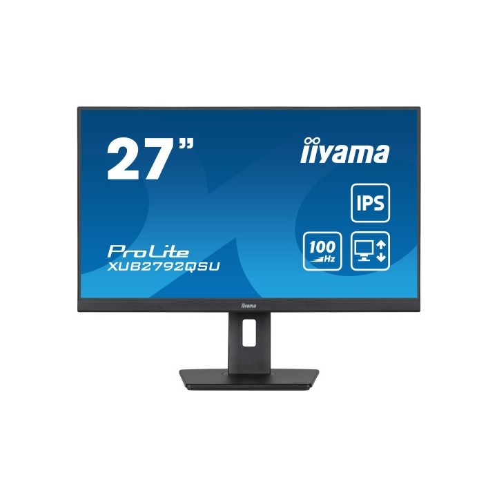 iiyama iiyama prolite pantalla para pc 68,6 cm  27  2560 x 1440 pixeles full hd led negro