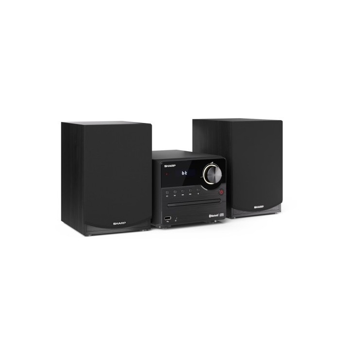 sharp sharp xl b512 bk  sistema de audio para el hogar microcadena de musica para uso domestico 45 w