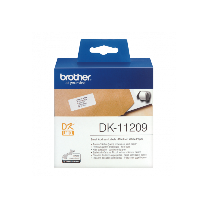 brother  brother etiquetas de direccion pequenas 62mmx29mm, 800 unida