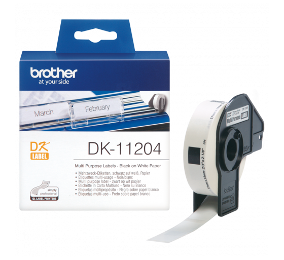 brother  brother etiquetas precortadas multiproposito  papel termico