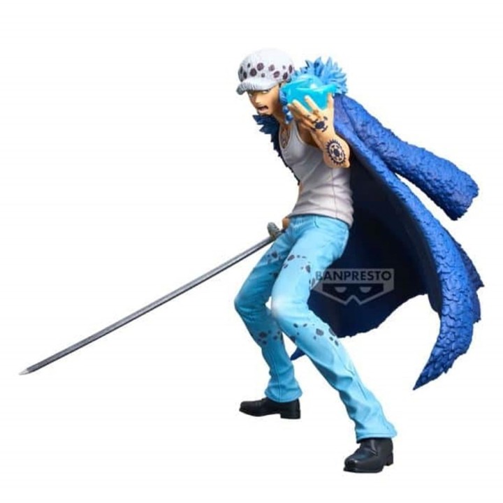 banpresto figura banpresto one piece glitter & glamours trafalgar law special edition 23cm