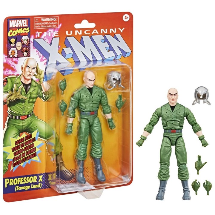 hasbro figura hasbro marvel legend series x   men proffesor x savage land