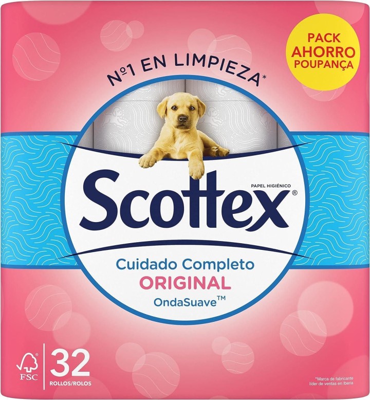 paq. 32 rollos papel higienico scottex