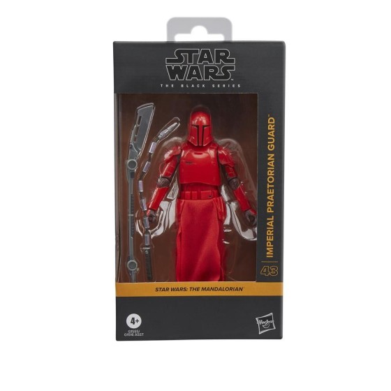 hasbro figura hasbro star wars the mandalorian the black series imperial praetorian guard