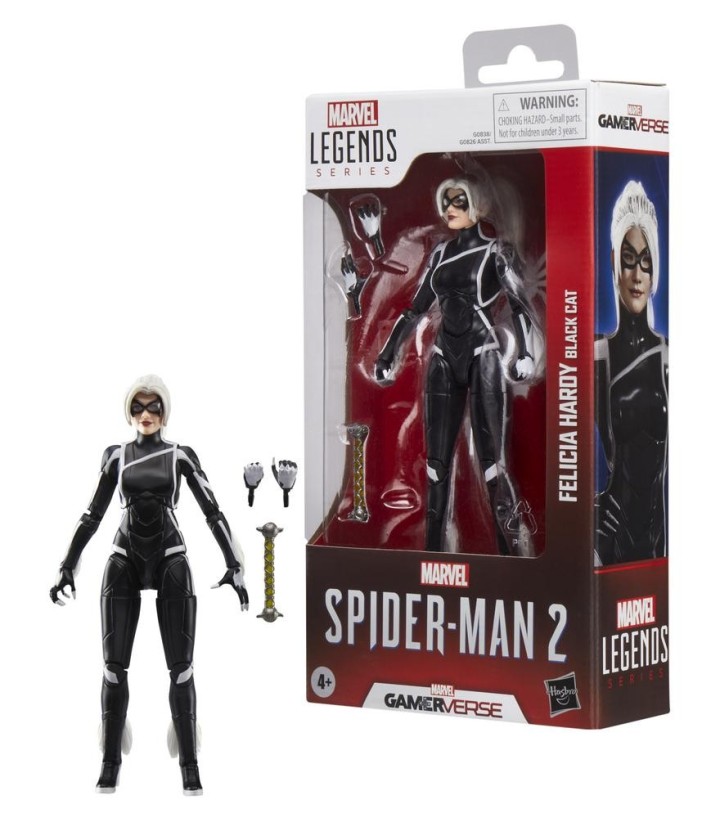 hasbro figura hasbro marvel legends series spider   man 2 felicia hardy  black cat