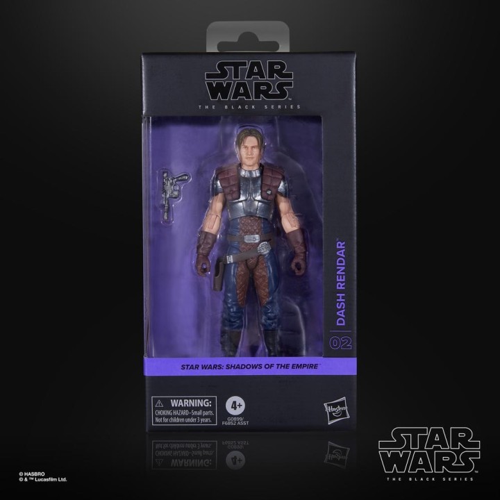 hasbro figura hasbro star wars the black series shadows of the empire dash rendar