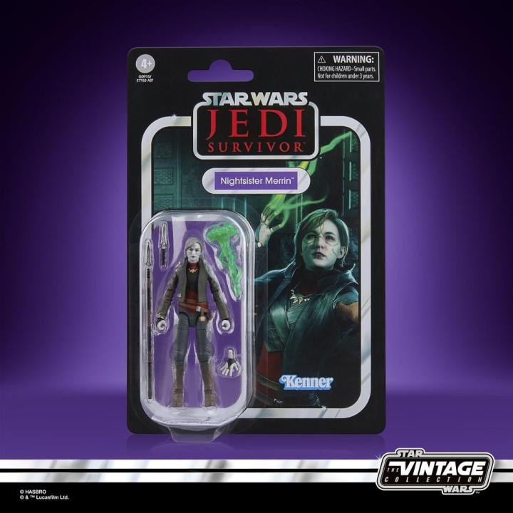 hasbro figura hasbro star wars the vintage collection jedi survivor nightsister merrin