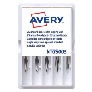 avery agujas estandar cortas con base de plastico avery ntgs005