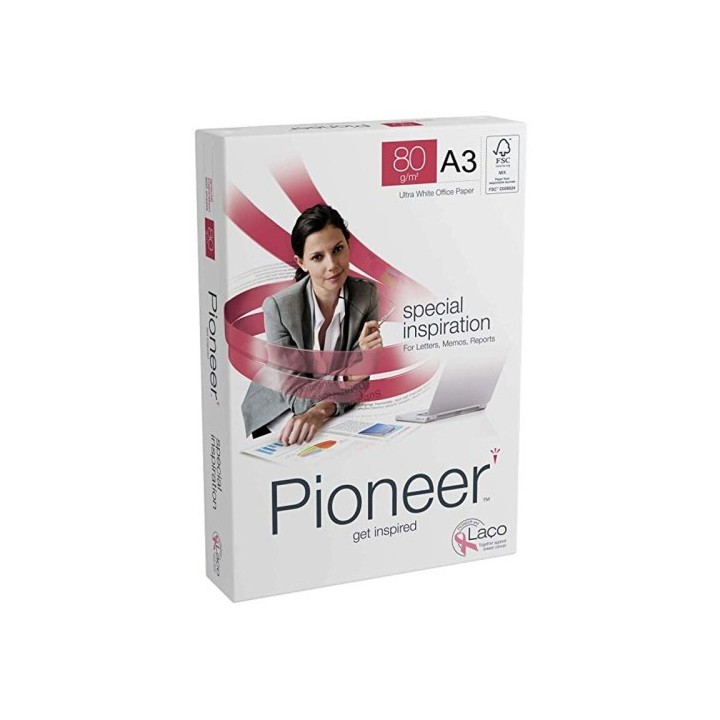 navigator paquete 500h papel special premium 80gr a3 pioneer cie 169 pnr0800195  pack  5 unidades