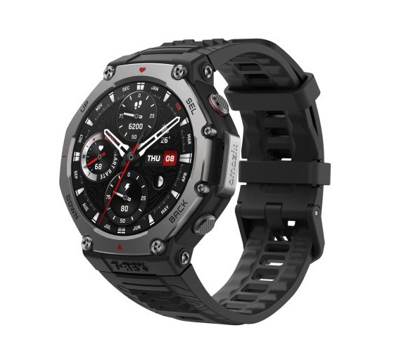 amazfit amazfit t rex 3 3,81 cm  1.5  amoled digital 480 x 480 pixeles pantalla tactil negro wifi gp